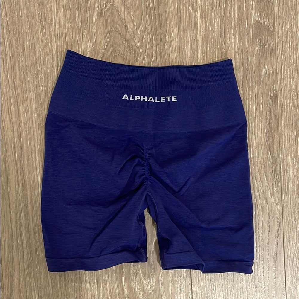 Alphalete Amplify Shorts in True Indigo size S